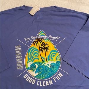 Good Clean Fun T-shirt from Cayucos, CA.
